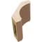 Ekena Millwork 5-inch W x 6-inch D x 6-inch H Legacy Rough Cedar Woodgrain TimberThane Knee Brace, Primed BRCUR05X06X06LECRCPR - alternate 5